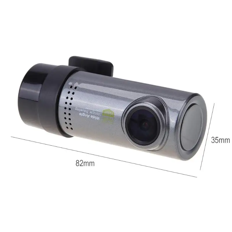 Автомобильная Передняя видеорегистратор DVR цифровой регистратор камера Corder Авто Мини WiFi приборная панель Автомобильный видеорегистратор камера HD 720P видео рекордер - Название цвета: sliver