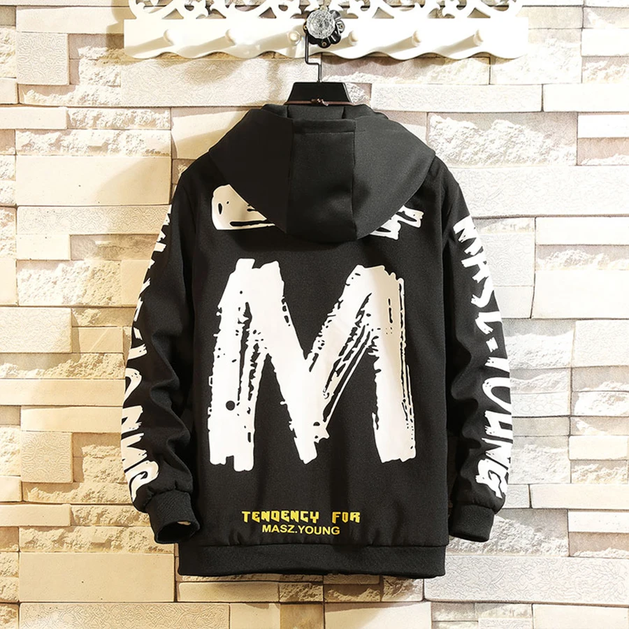 Мужская ветровка Swag Корейская уличная куртка с капюшоном в стиле хип хоп модным