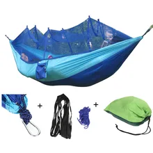 Adult Single Double Hammock Outdoor Travel Camping Hunting Sleeping Bed Portable Picnic Hanging Bed Hammock With Mosquitoe Net Adult Single Double Hammock Outdoor Travel Camping Hunting Sleeping Bed Portable Picnic Hanging Bed Hammock With Mosquitoe Net