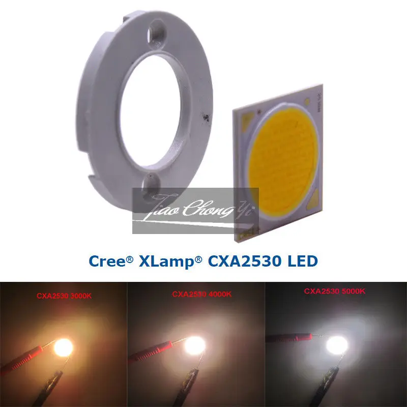 36 В CREE CXA2530 65 Вт 1 5 А теплый белый холодный 4000-5000K COB светодиод высокой мощности |