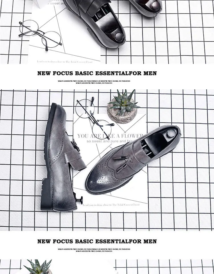 Большие размеры; итальянские деловые мужские кожаные лоферы с кисточками; деловые модельные туфли на плоской подошве; Дизайнерские офисные туфли-оксфорды для мужчин;