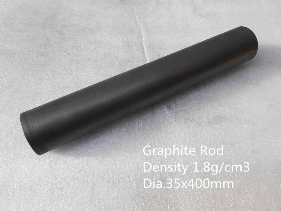 Dia.35*400mm Graphite Rod /vacuum graphite components /china graphite rods/ graphite stirring rods