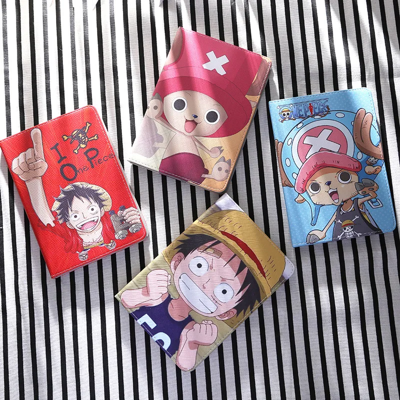 

For Ipad 2 3 4 Ipad 2017 2018 Ipad Air 1 2 Ipad Pro 9.7 Funny One Piece Monkey D.Luffy Tony Chopper Cartoon Folding Folio Case