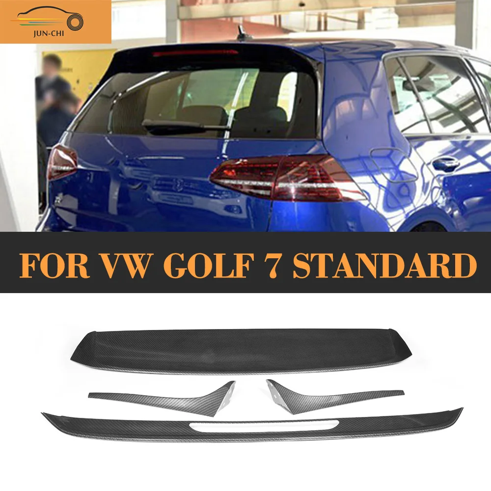 Задний спойлер из углеродного волокна для VW Golf 7 VII MK7 Standard 2014 2015 2016 задней двери