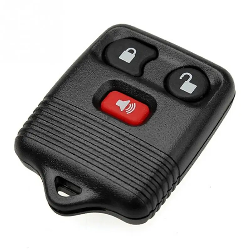 New 3 Button Remote Flip Fob Car Key Shell For Replacement Uncut Blade