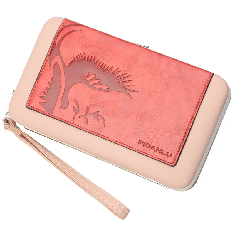 

New Fashion Women Wallet Long Large Capacity Wallet PU Leather Wallet Brand Design Clutch Purse Female Card Holder Ladies Purse