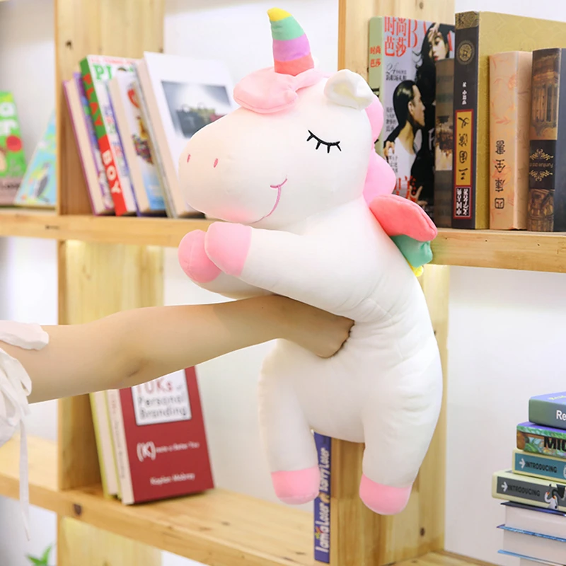 MIAOOWA 1PC 40/50/60CM Lovely Unicorn Animal Plush Doll Baby Cute Unicorn Soft Pillow Stuffed Toy Kid Children Girl Gift Home De MIAOOWA 1PC 40/50/60CM Lovely Unicorn Animal Plush Doll Baby Cute Unicorn Soft Pillow Stuffed Toy Kid Children Girl Gift Home De