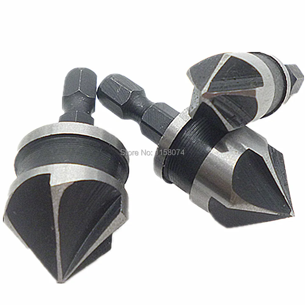3pc 12mm 16mm 19mm Countersink Bore Set Sinking 90 Degree Holes Into