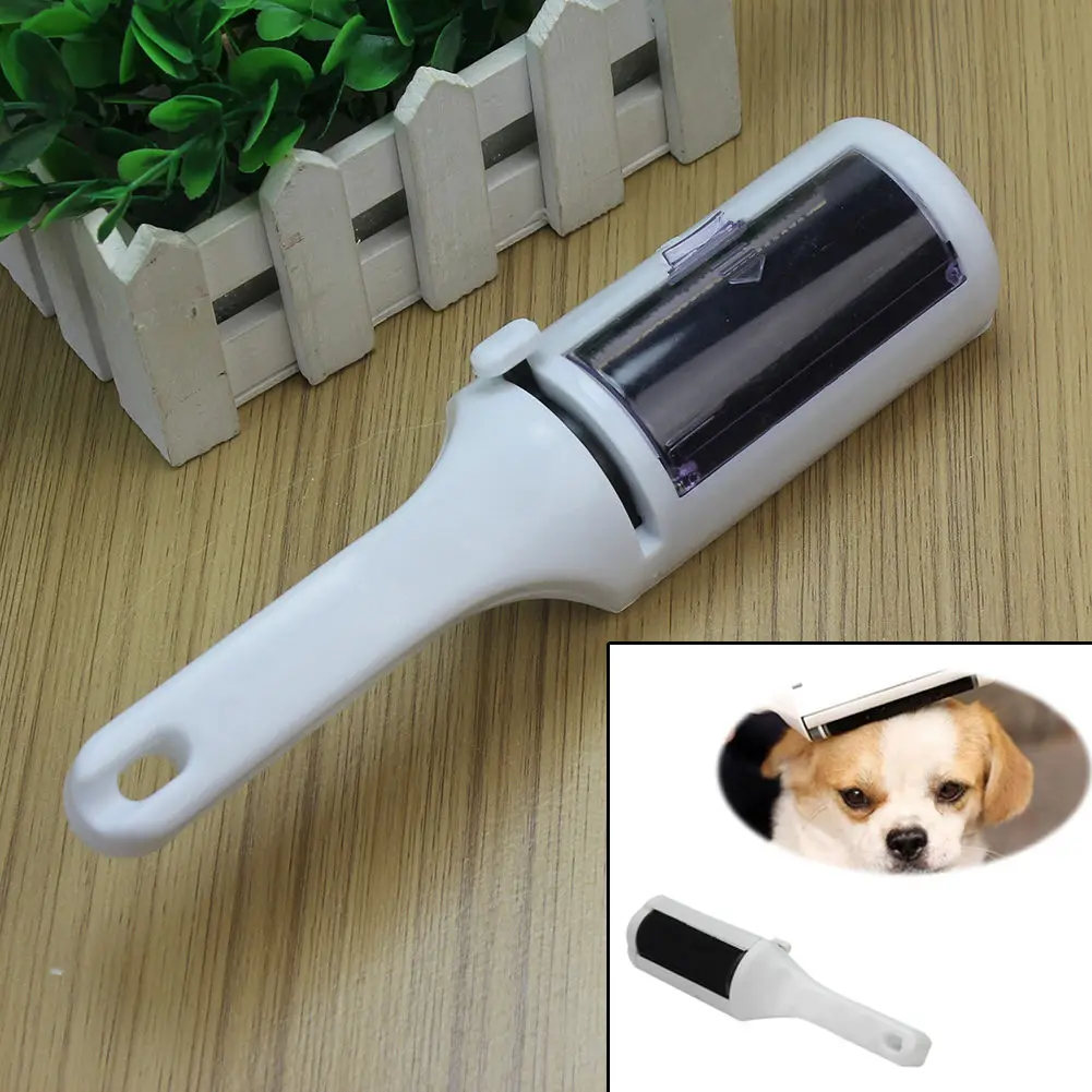 Reusable Electrostatic Static Clothes Lint Dust Cleaner Remover Pets Cat Dog Brush Animal Hair Coat Cleaning Sweeper Tool