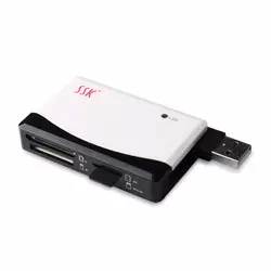 ССК SCRM010 все-в-1 Card Reader высокое Скорость USB2.0 Mulitfunction складной Card Reader адаптер с 4 карты слоты