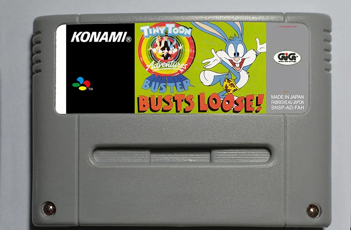 Крошечный Toon Adventures Wacky Sports Challenge или Buster Busts Loose! Игровой Картридж для экшен игр| |
