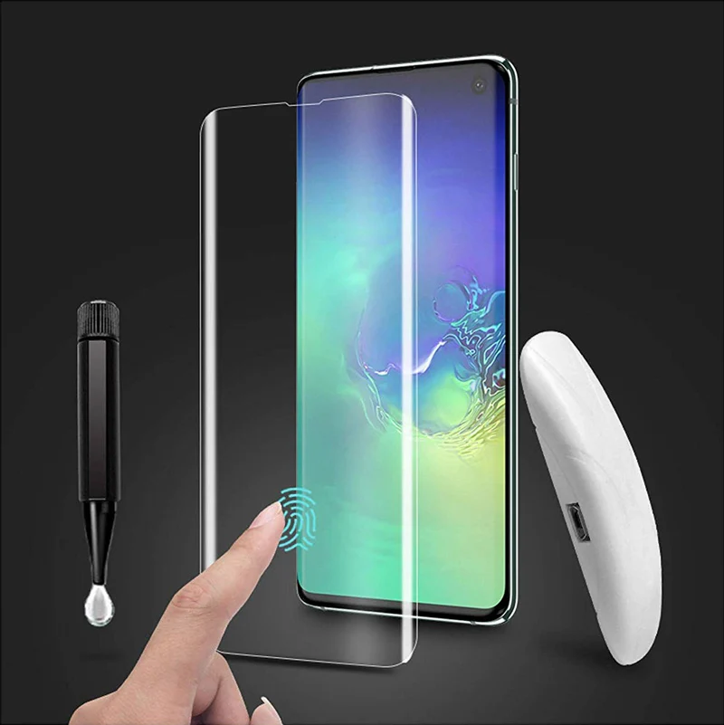 

Nano Liquid Screen Protector For Samsung Galaxy S10 Plus Tempered Glass Full UV Glass For Samsung S9 S8 Plus Note 8 9 S7 S6 Edge