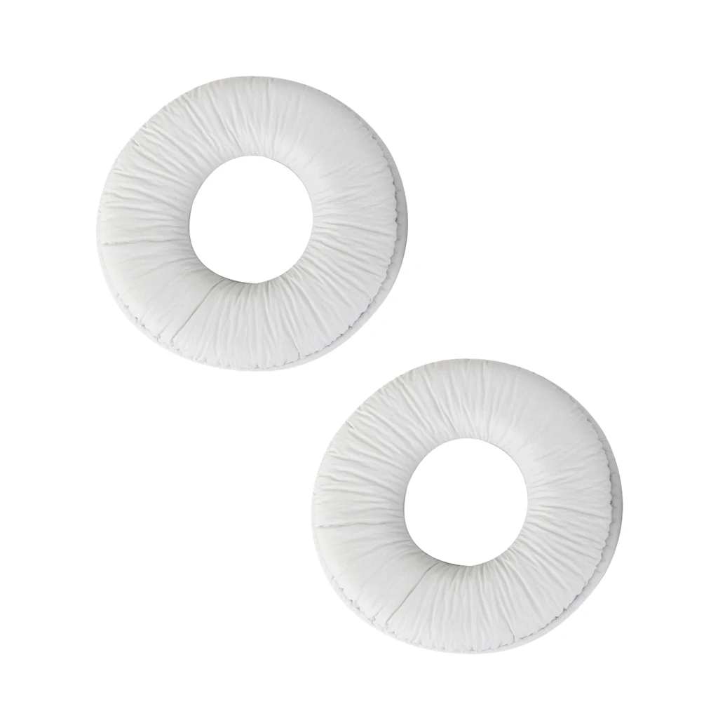 Protein Leather Earpads Replacement Earpad Ear Pads Cushion for Sony MDR-V150 V250 V300 V100 V200 V400 ZX100 ZX110 White