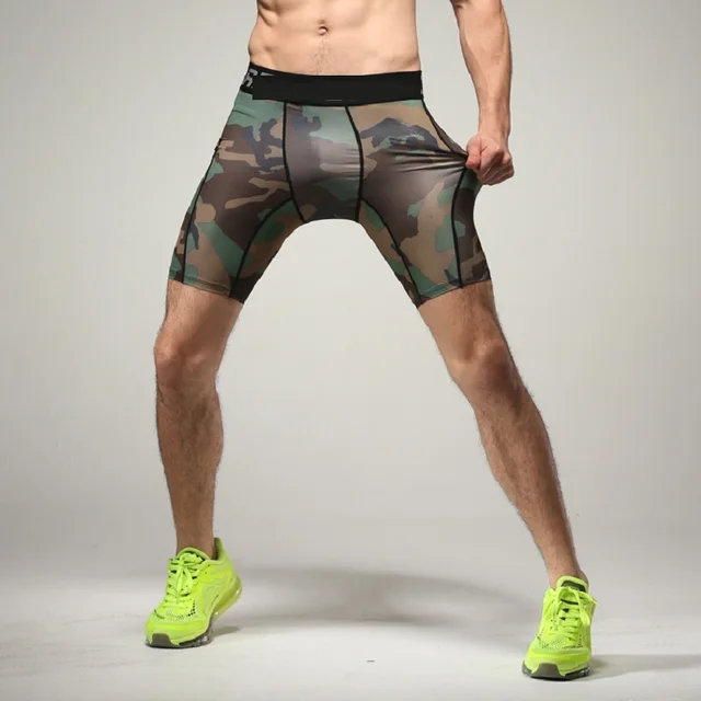 leggings nylon spandex shorts for men