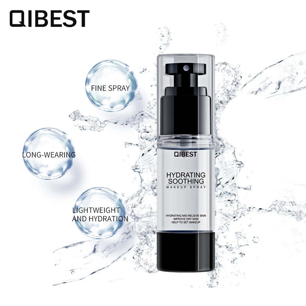 QIBEST 30ml Face Refreshing Lotion Moisturizing Make up Spray Long