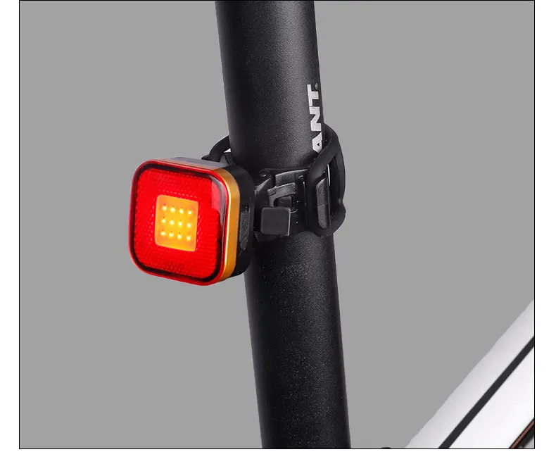 Bicycle Rear Lamp Aero Blade Round Seatpost Mount W/ Bag Clip Up to 50 Hours USB Charge LED COB Lantern Cycling Warning Light