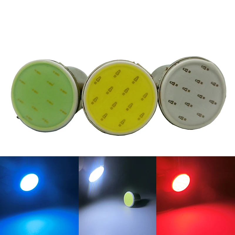1x P21W 1157 Bay15d 1156 BA15S светодиодный Поворотная сигнальная лампа COB Автомобильный
