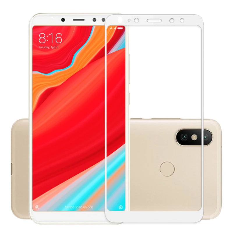 Полное закаленное стекло для Xiaomi Redmi S2 защита экрана на Redmi S 2 глобальная версия изогнутые края защитная пленка GLAS Sklo крышка