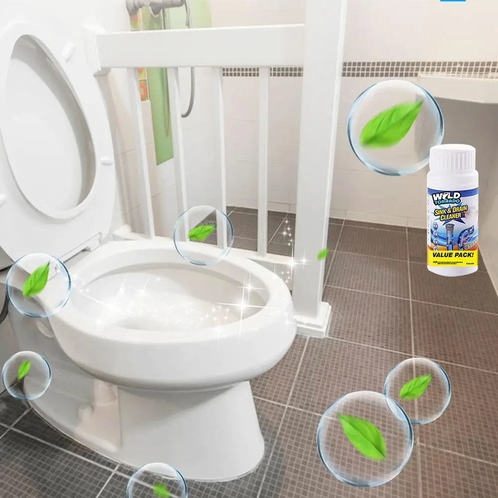 Unclog Sewer Powerful Pipe Dredging Agent Powerful Sink Drain Cleaner For Kitchen Toilet Closestool Clogging Deodorant Cleaning