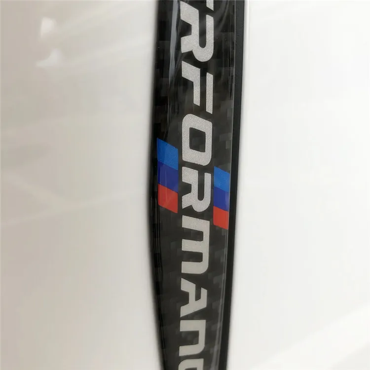 4PCS car door protector carbon fiber door side stickers car Anti-collision Strips Sticker for bmw e90 e46 f30 f10 X1 X3 X5 X6 (5)