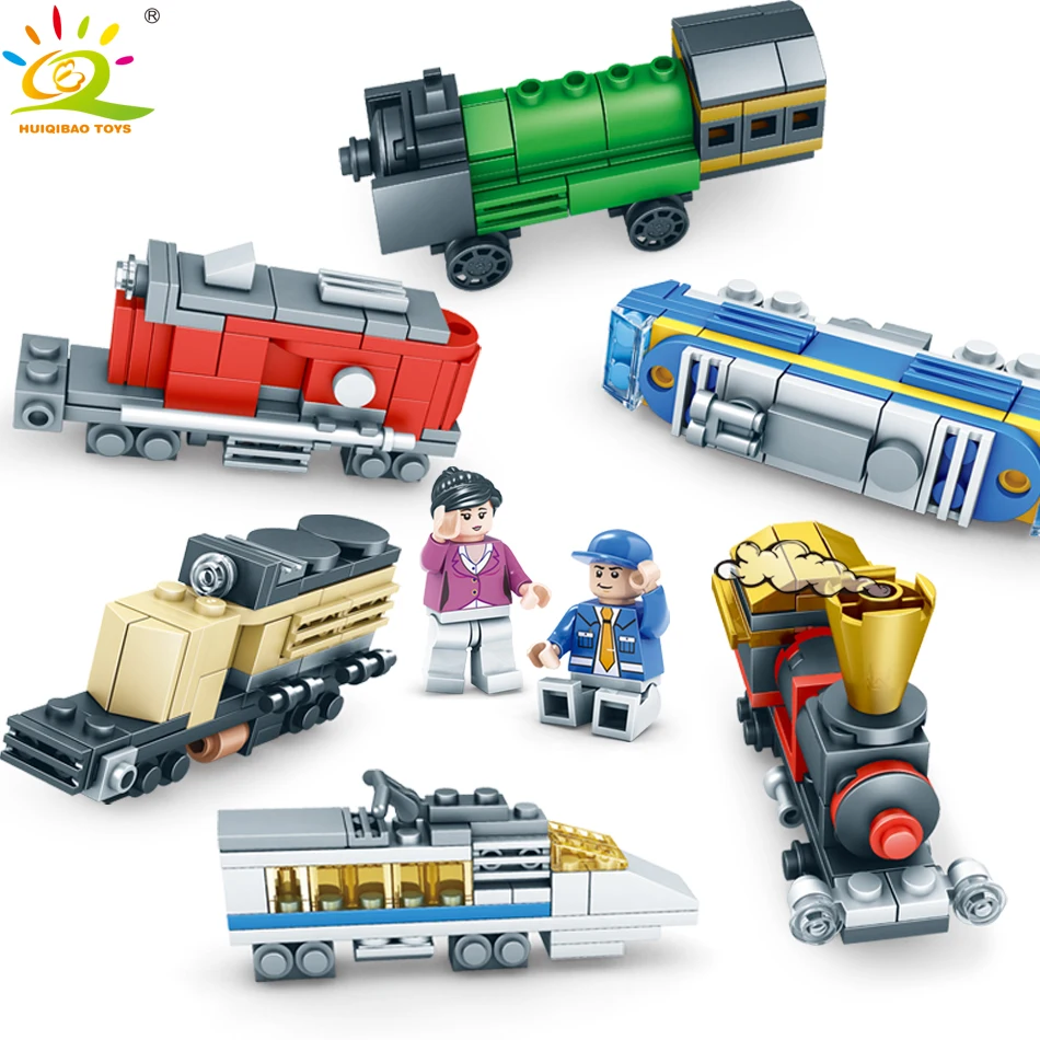 354 قطعة عالية السرعة قطار متوافق legoingly اللبنات مجموعة مدينة الخالق البضائع المسار الطوب ألعاب تعليمية للأطفال