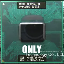 Процессор Ноутбук Core 2 Duo P9700 ЦП 6 м кэш/2,8 ГГц/1066/двухъядерный процессор для ноутбука PM45 GM45