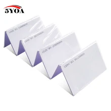 100pcs Quality Assurance EM ID CARD Read Only 4100/4102 reaction ID card 125KHZ RFID Card fit for Access Control Time Attendance