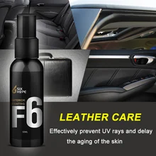 New Auto Interior Renovation Leather Coating Car Leather Cleaning Spray Agent UV Protection Nourishing Leather Spray