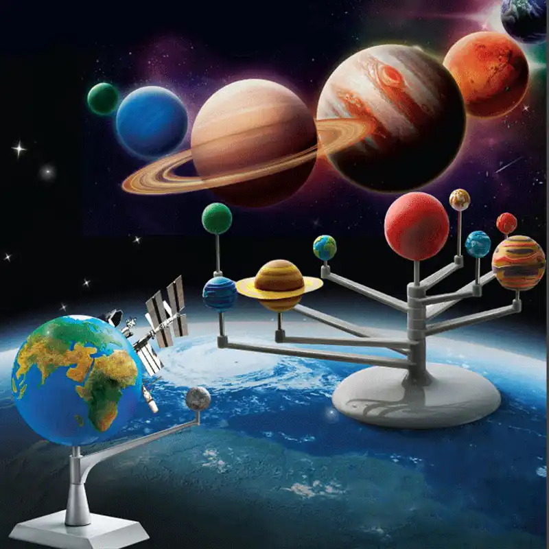 1pc Solar System Celestial Bodies Planets Planetarium Model Kits Astronomy Science Educational Toys Hot Sale Diy Kids