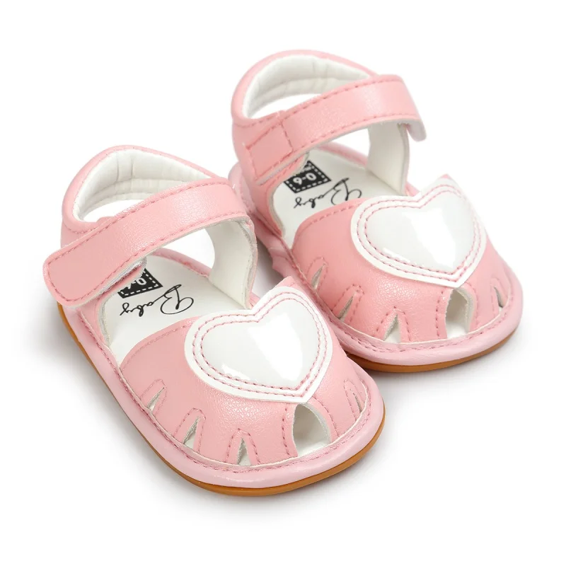 

Hot Baby Sandals for Girls Cute Infant Lovely Sandals Clogs Soft Bottom Non-slip Princess Shoes Girl Love Kids Shoes New