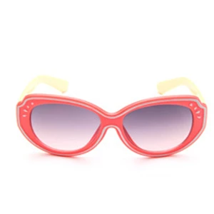 UCOOL модные детские очки детские солнцезащитные очки анти-УФ детские солнечные затененные очки для мальчиков и девочек - Цвет линз: Оранжевый