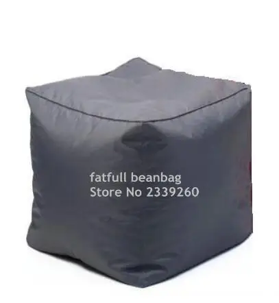 Cover only No Filler pink shoe stool butt relax sitting bean bag chair cube ottomans