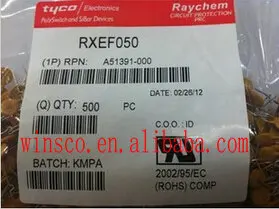 

500PCS/LOT RXEF050 100% NEW TYCO FUSE POLYSWITCH RXE SERIES 0.50A RXE050
