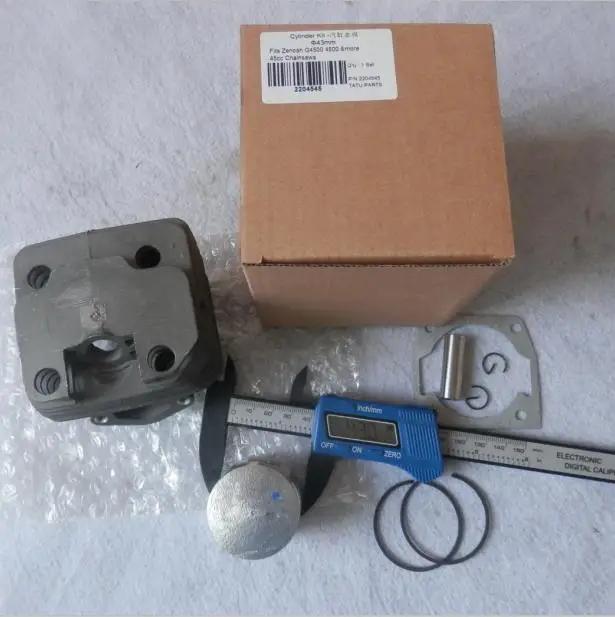 

G4500 CYLINDER KIT 43MM W/ GASKET FITS ZENOAH G455 AVS 4500 45CC ZYLINDER PISTON RING PIN CLIPS ASSEMBLY CHAIN SAW PARTS