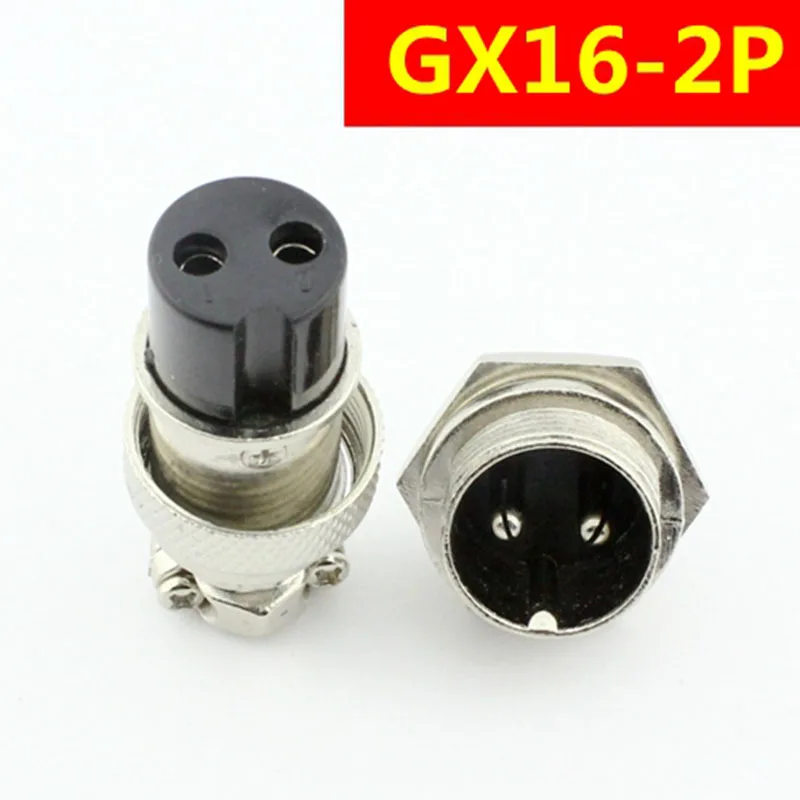 

Air plug GX16-2 p two core aviation socket connectors connecting device 2 core