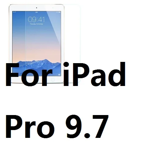 2.5D изогнутые закаленное Стекло Экран протектор для iPad 234 iPad Mini 1234 iPad Air 1 2 Pro 10,5 дюйма iPad 9,7 Mini - Цвет: For iPad Pro 9.7