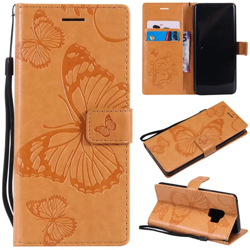 Роскошный кожаный чехол-книжка с бумажником для samsung Galaxy S8 S9 S7 S6 edge plus S5neo Note 3 4 Note 8, чехол из искусственной кожи с изображением животных