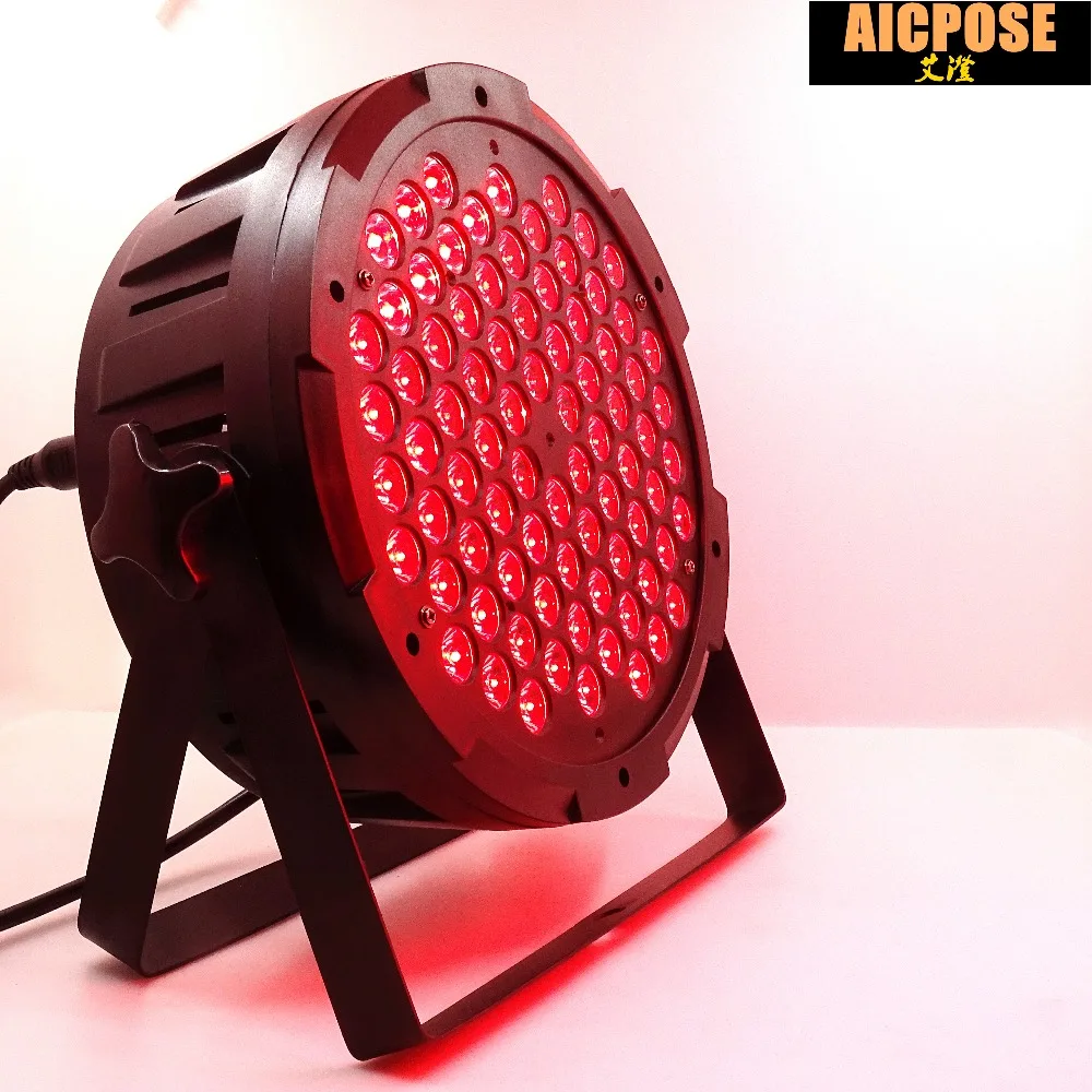 80*3 Вт RGB 3 в 1 огни 80x3 светодиодные светильники Par плоские par dmx512 фотолампы