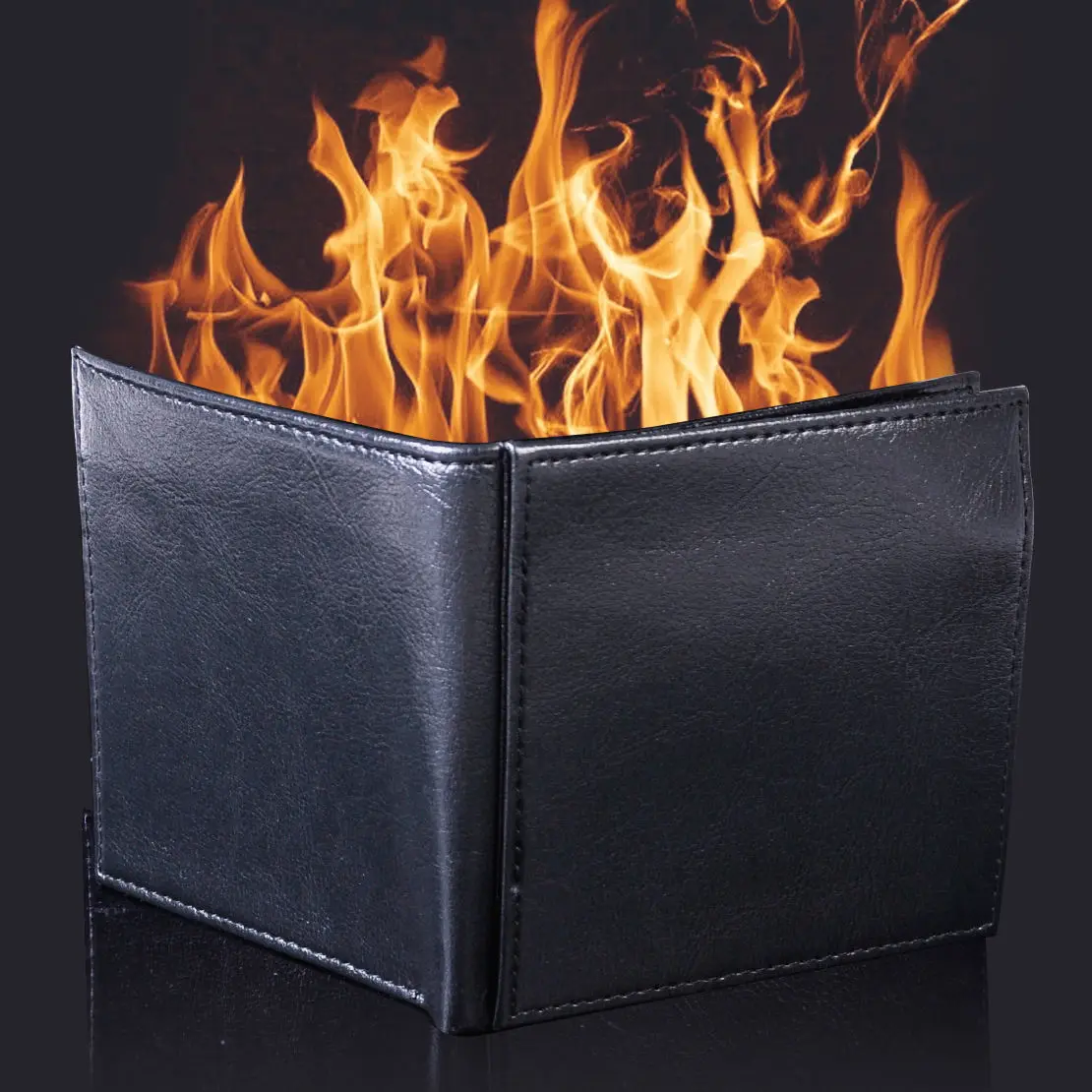 

Funny Incredible Magic Wallet Toy Man Made Leather Stage Performance Jokes Tricks Wallet