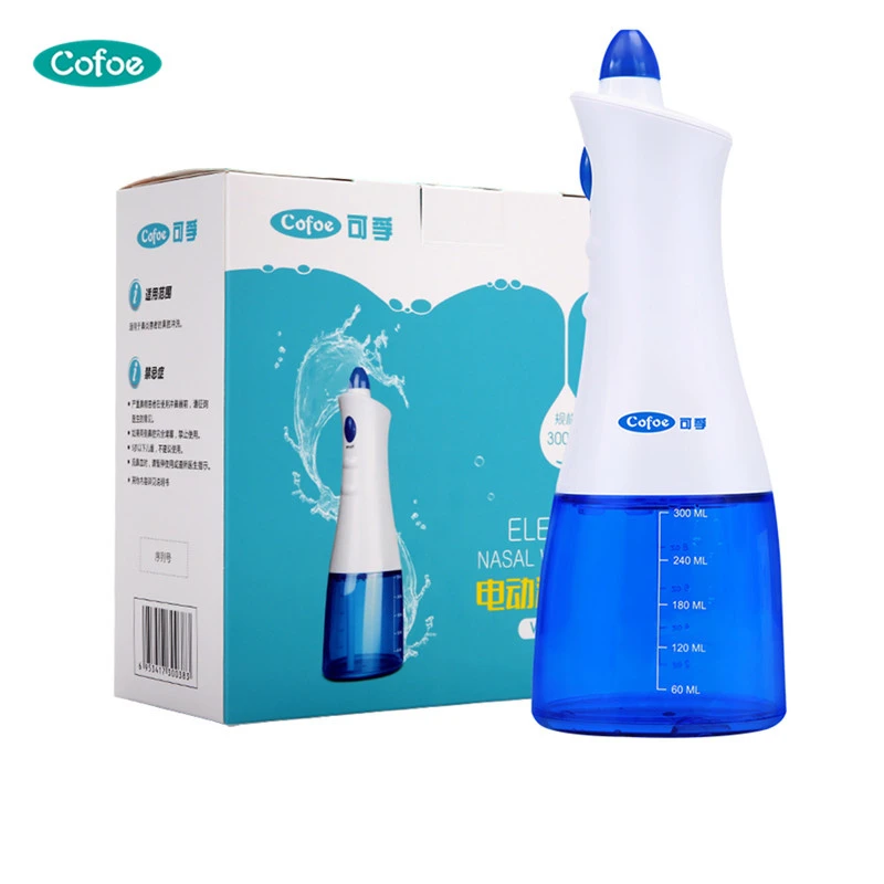 

Cofoe Electric Nasal Irrigation, Portable Nose Cleaner, Nose Wash System, Nasal Rinsing Wash Machine Neti Pot for Adults Child