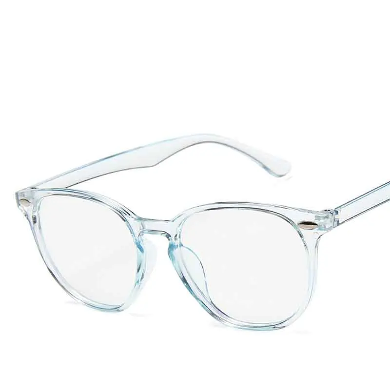 Новые анти голубой свет кошачий глаз очки оправа Модные Женские однотонные прозрачные очки оправа близорукость очки - Цвет оправы: 6