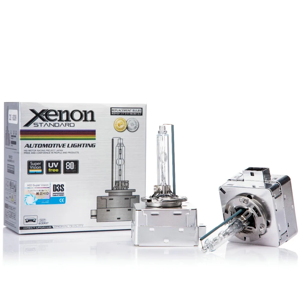 

D1S,D2S,D3S,D4S Super Vision UV Free HID Headlight Xenon Bulb Spuer Quality High brightness 4300K,6000K,8000K With Metal Holder