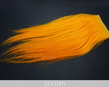Мухобойка материал КАШЕМИР козья шерсть для Sunray тени мух и собака трубка муха - Цвет: Golden