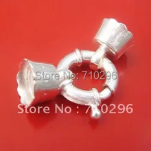 5 шт./лот 925 Твердые стерлингового серебра пружинный замок jumbo ссылка 3.5x16 мм Fit из натуральной 925 серебряные ювелирные изделия Цепочки и ожерелья DIY