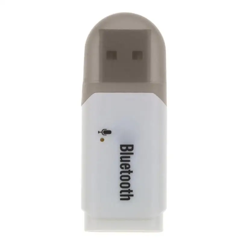 Bluetooth 5,0 аудио приемник передатчик Мини USB беспроводной адаптер аудио стерео приемник Bluetooth w/микрофон для ТВ ПК автомобильный комплект - Цвет: Черный
