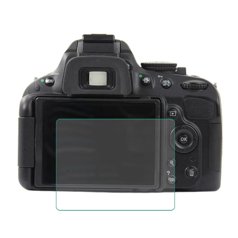 Закаленное стекло Защитная Крышка для Nikon D5100 D5200 DSLR камеры ЖК экран пленка|Защита