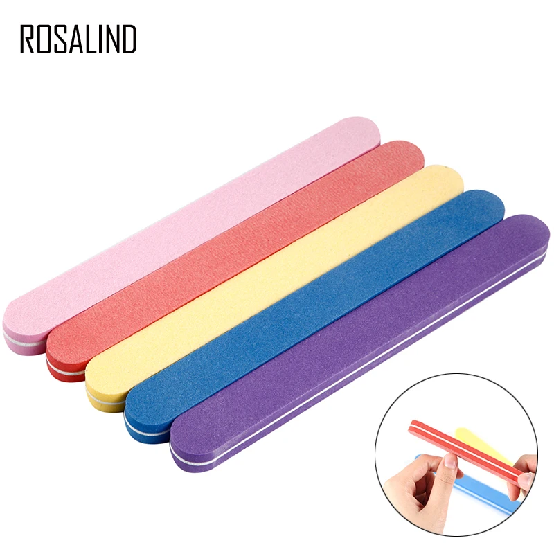 

ROSALIND Nail Buffer Manicure Tool 1PC Nail Art Remover File Sanding Polishing accessories buffer polisher