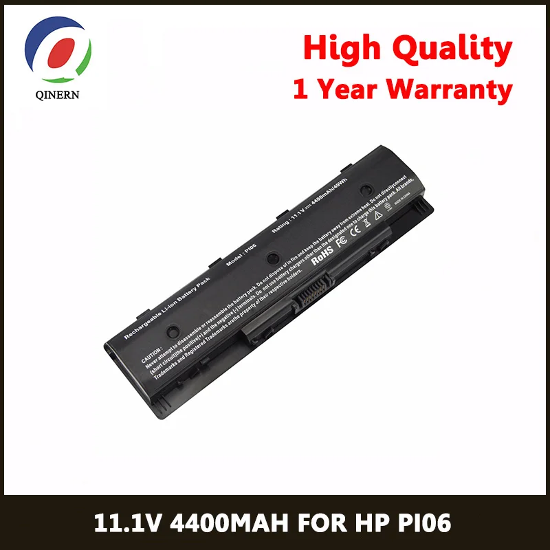 

QINERN 11.1V 4400MAh SA-PI06 Laptop Battery For HP notebook HSTNN-LB4N Envy 14Envy 14 TouchEnvy Business Notebook Battery