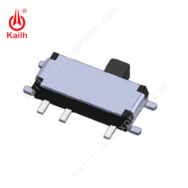 

Kailh 7-pin Surface-mounted Slide Switch with 2Positions and PC Board Mounting Design SMT / SMD For MP3 MP4
