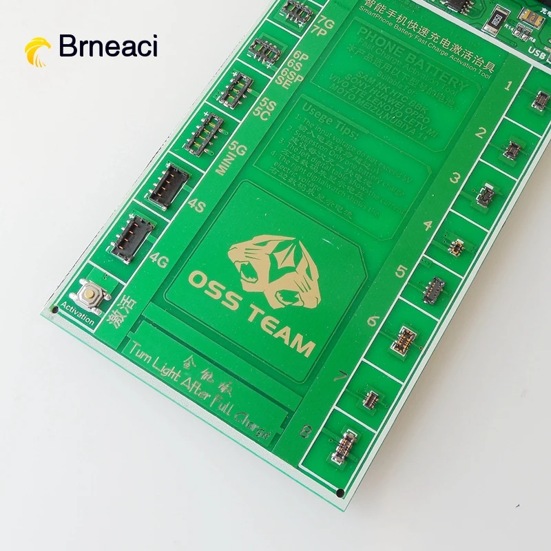 Brneaci телефон батарея быстрая активация заряда доска для iPhone 5 6 6 S 7 plus для samsung/huawei/Xiaomi/Oppo инструмент для ремонта
